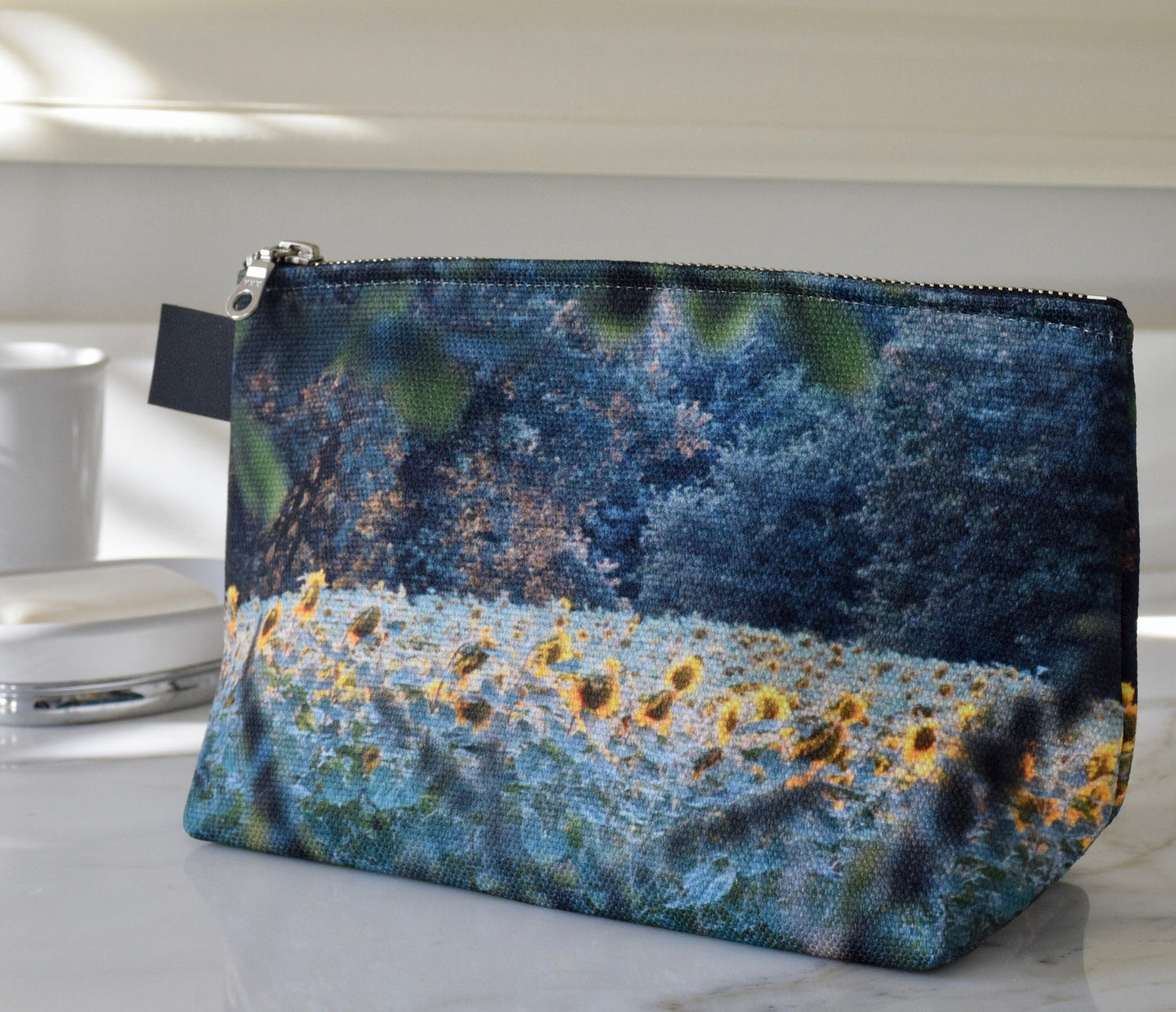 Sunflower Makeup Bag - Travel Cosmetic Bag