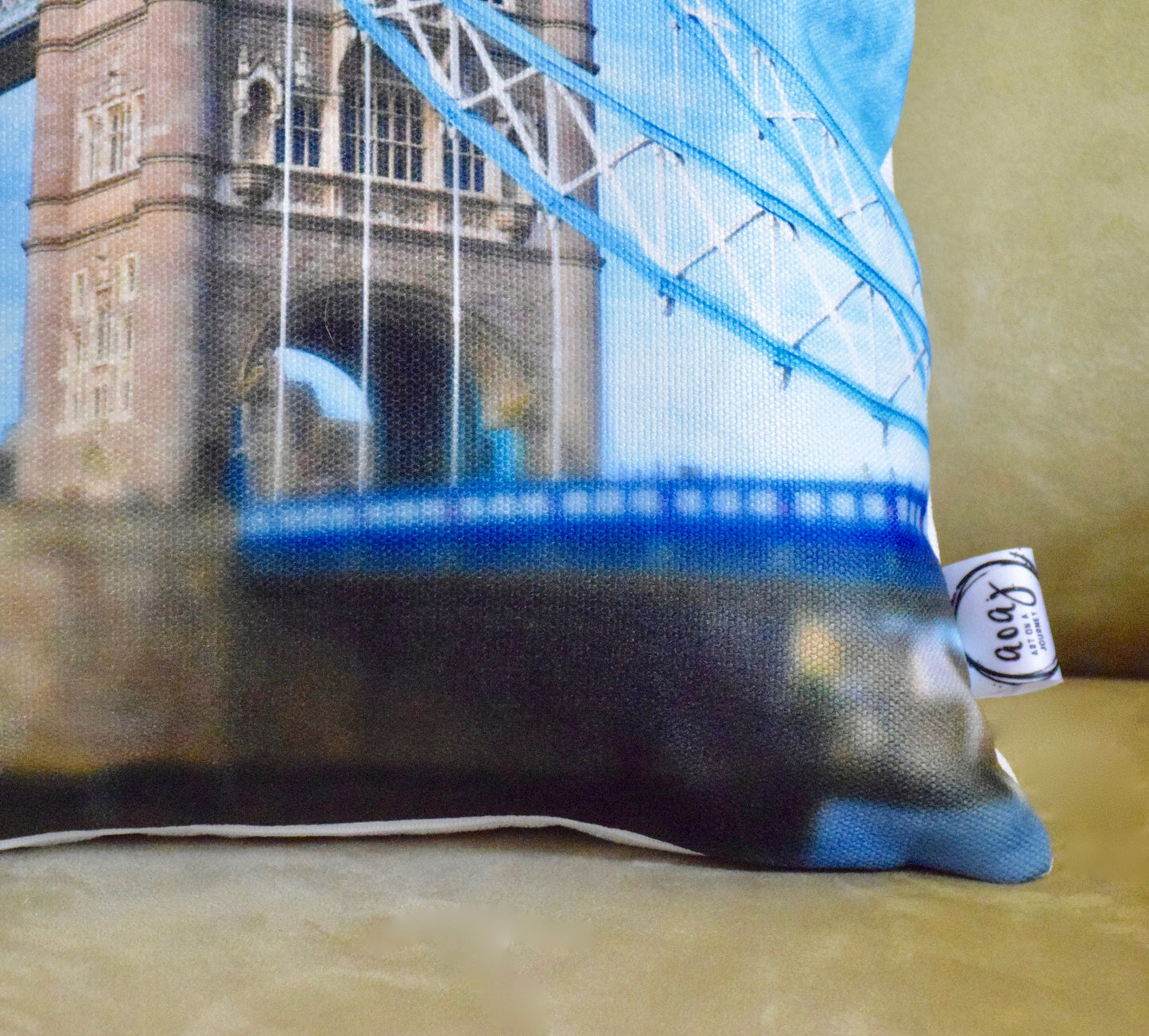 London Pillow - London Decor Tower Bridge Throw Pillow