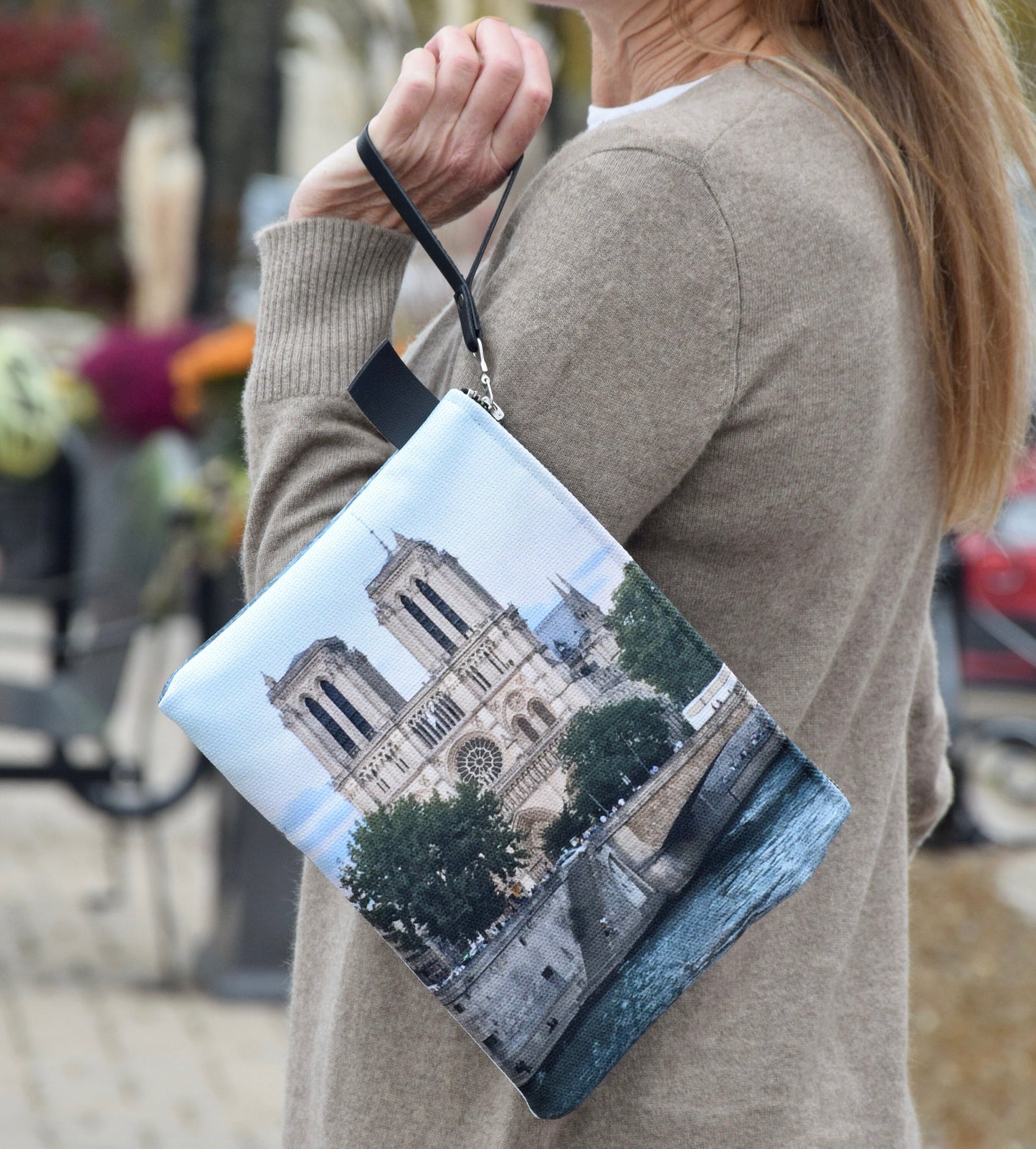 Paris Wristlet - Notre Dame Wristlet Handbag