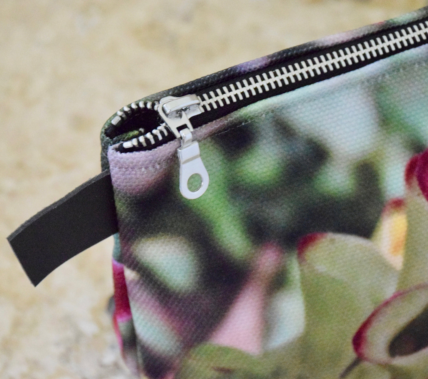 Costa Rica Makeup Bag - Medium & Large Travel Makeup Bag of Costa Rica Floral