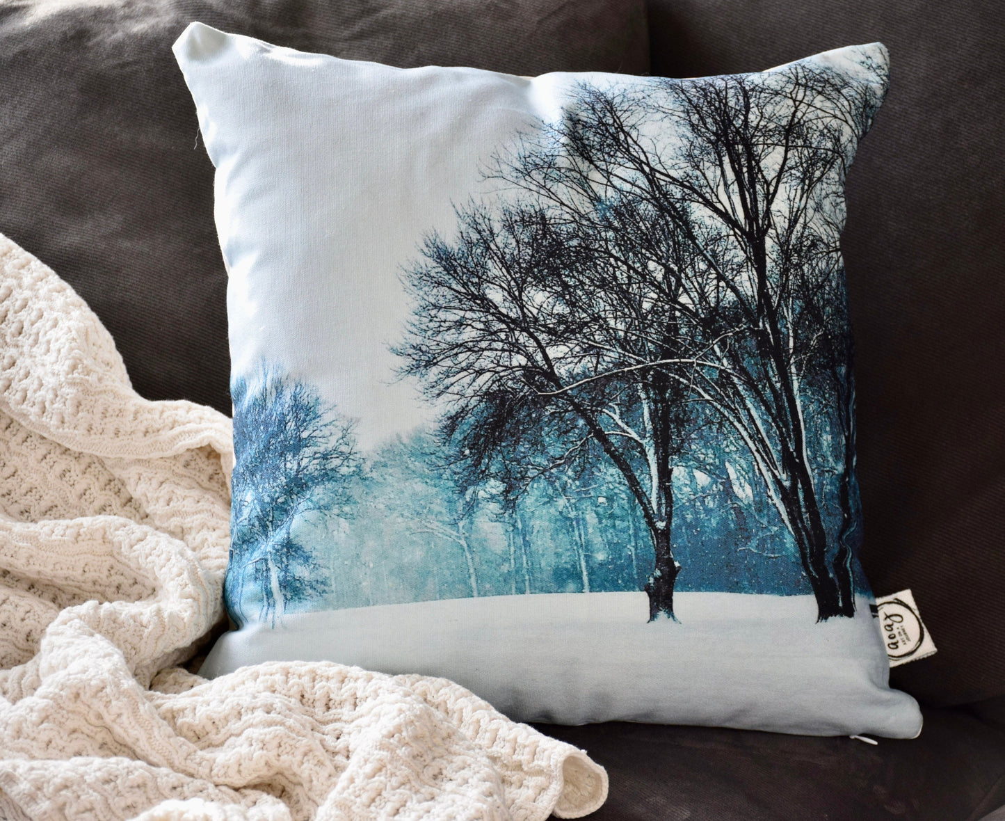 Winter Pillow - Winter Home Decor Pillow