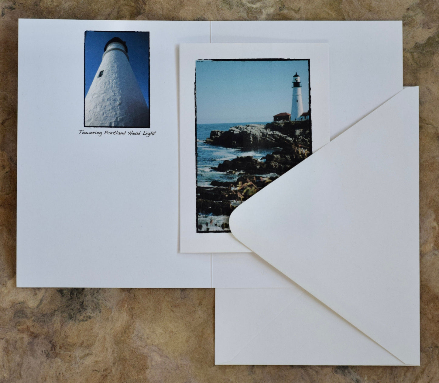 Maine Greeting Cards - Coastal Maine, Lighthouses, Lobster Buoy Cards