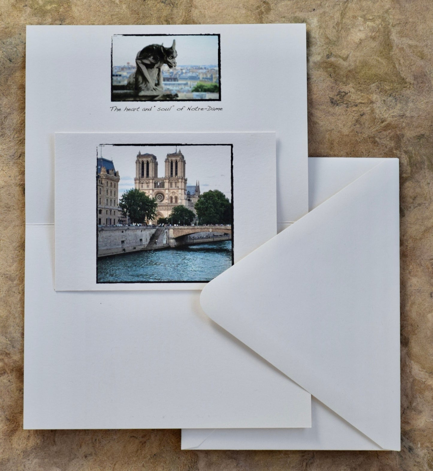 Paris Greeting Cards - Hand Printed Paris Card Collection Set of 6